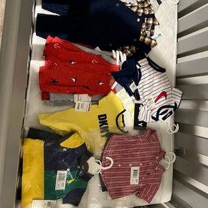 Brand new baby clothes . 3months and 6 months . All items are unworn with tags .